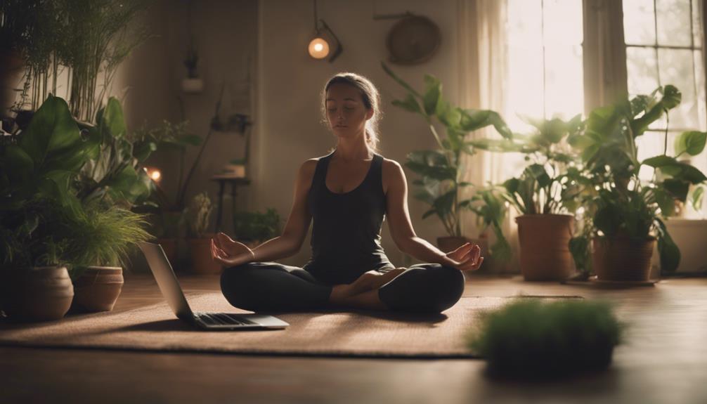 Achtsamkeit und Bewegung: Erkunden von Yoga und Meditation online