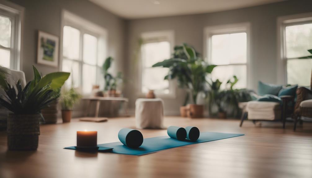 setting up your virtual yoga room