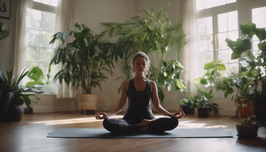 yoga training bequem von zuhause